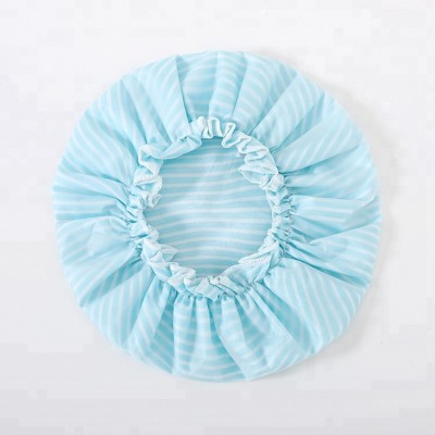 Factory sale double waterproof EVA shower cap