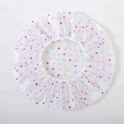 wholesale waterproof bath cap print woman shower cap