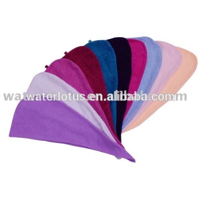 plain microfiber spa head wrap super absorbent microfiber aterial hair wrap